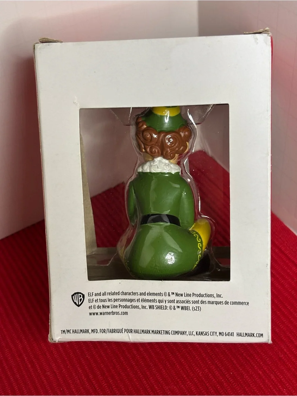 Hallmark Buddy the Elf Ornament in Green and Yellow
